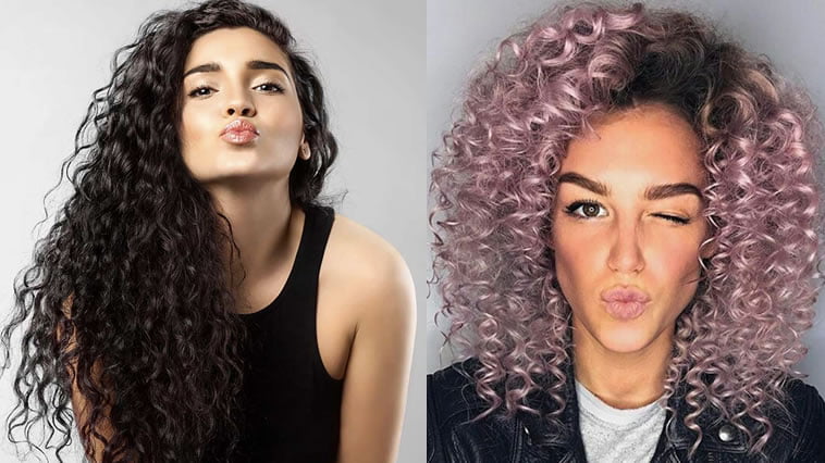 long curly hair for women