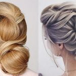 Bun hairstyles for wedding or party hair 2020