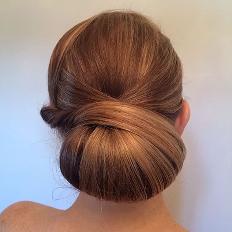 low bun hairstyles for wedding 2019-2020