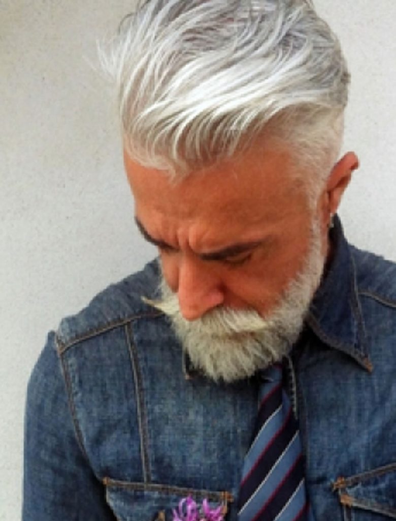 Short Haircuts For Men With Grey Hair