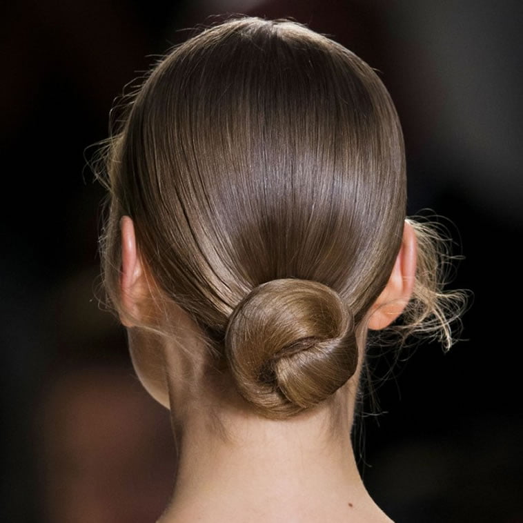 low bun hairstyles for wedding 2019-2020