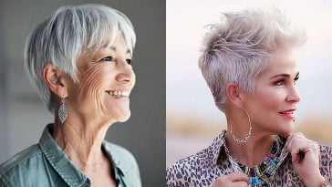 Short haircuts for older women over 50