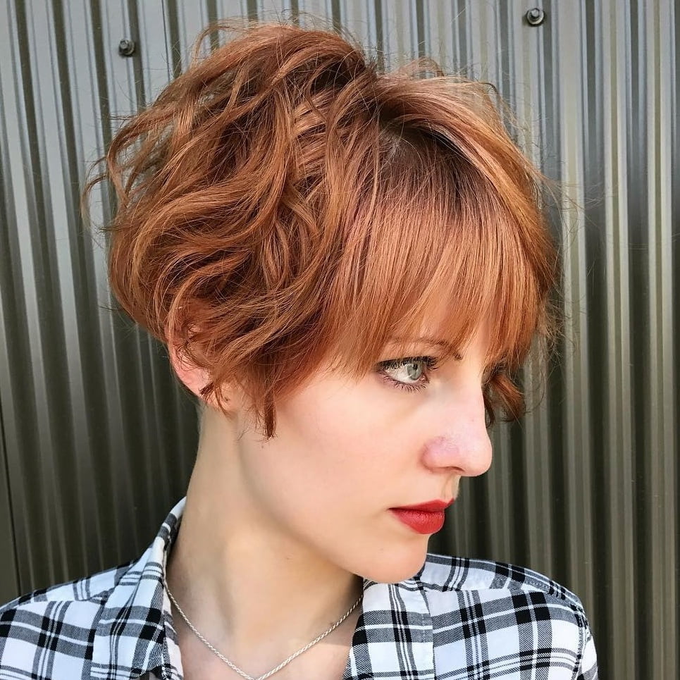 Sample Best Short Haircuts For Wavy Hair 2021 for Thick Hair