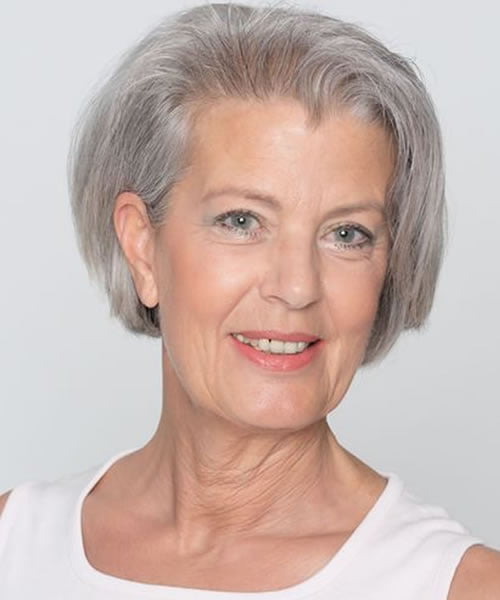 Short hairstyles for older women over 60 in 2021-2022