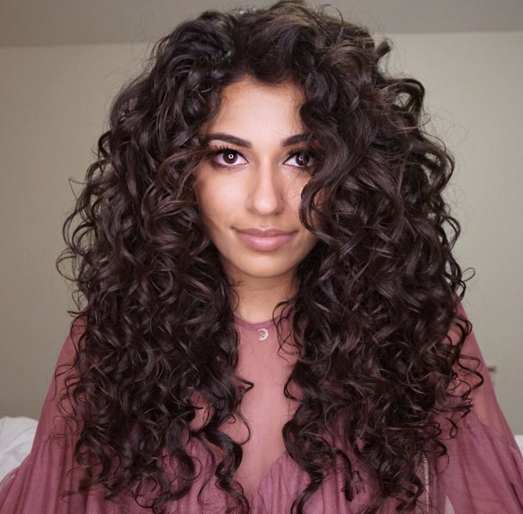 Curly long hairstyles for women in 2021-2022