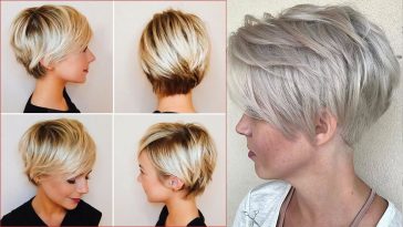 Pixie haircuts and hair colors