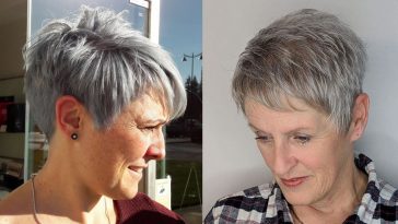 Haircuts and hairstyles for older women over 60 in 2023