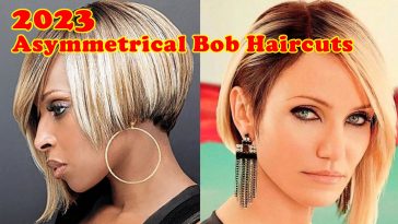 asymmetrical bob haircuts 2023-2024