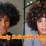 Short Curly Hair with Bangs