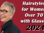 Hairstyles for Women Over 70 with Glasses